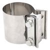 2.75 Inch Exhaust Clamp Stable Fixing Stainless Steel Sturdy Durable Exhaust Pipe Clamp Universal