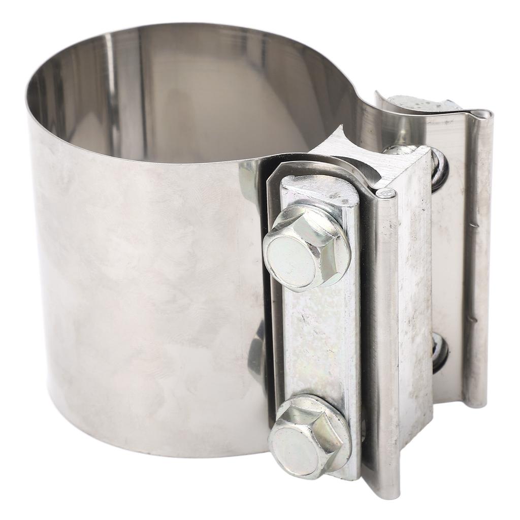 2.75 Inch Exhaust Clamp Stable Fixing Stainless Steel Sturdy Durable Exhaust Pipe Clamp Universal