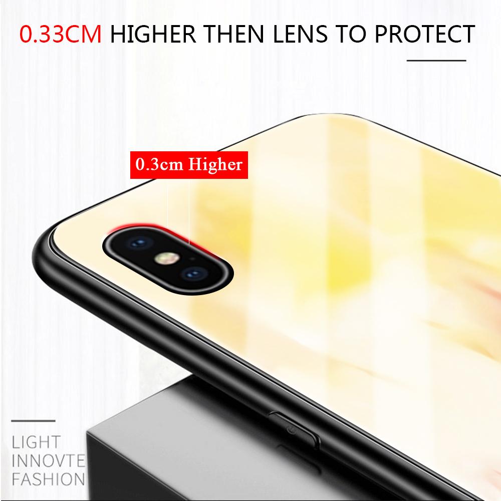 Tempered Glass Phone Case For iPhone 11 12 13 14 15 16 17 Redmi 10 12 14C Note10 Note14 Xiaomi 11Lite PocoC75 Soft Edge Shockproof Smooth Shell