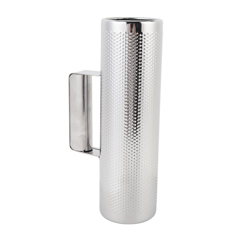 Metal Guiro Shaker with Scraper Handheld Guiro Musical Instrument for Jazz Band Concert Live