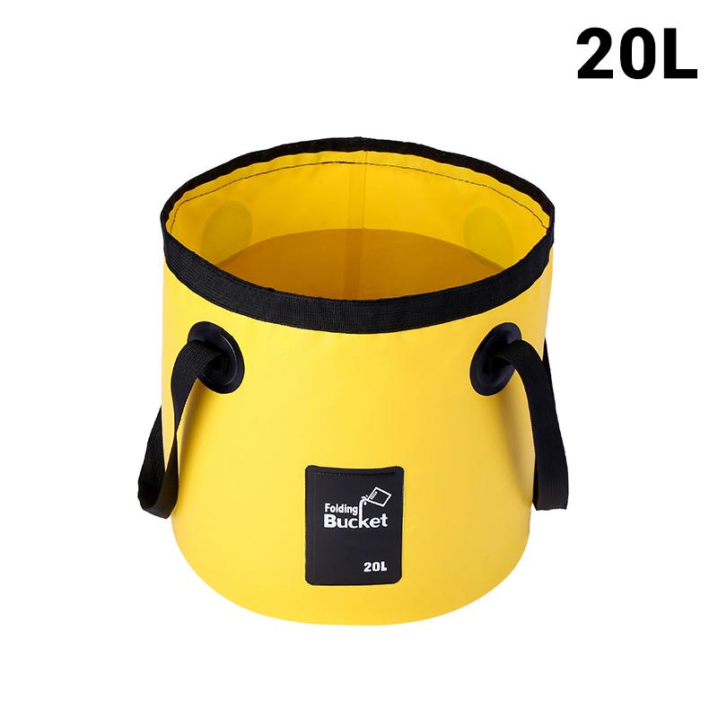 Portable Foldable Water Bucket Multifunctional Outdoor Camping Washing Bag Car Wash Bucket Collapsible Sink