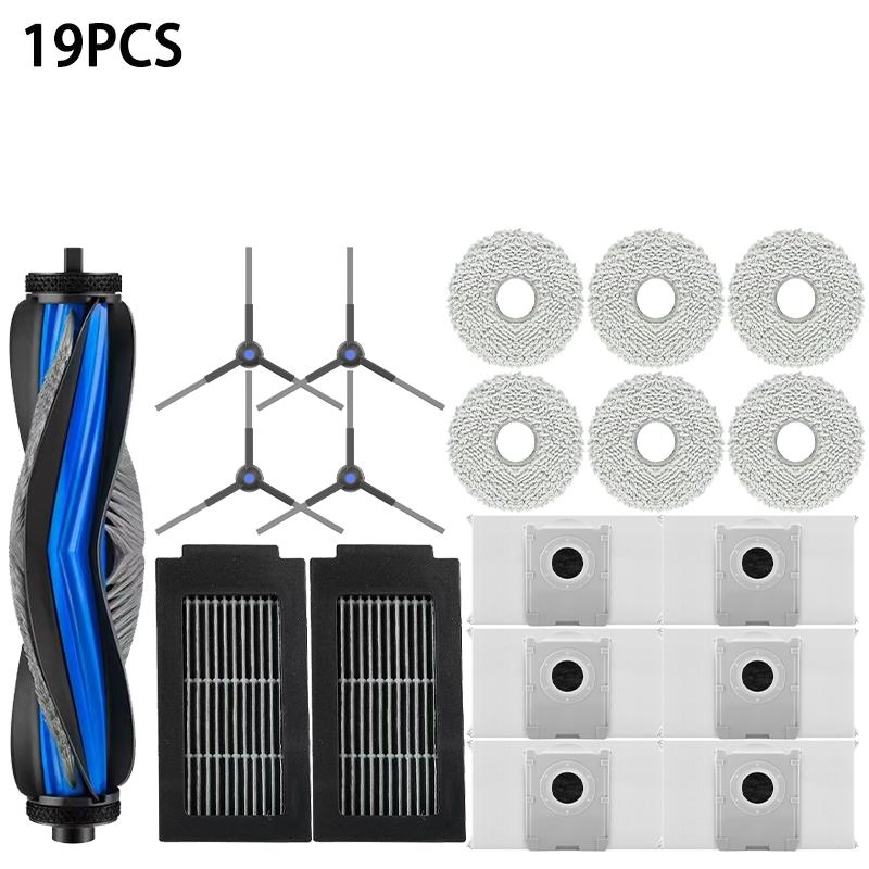 For ECOVACS T50 PRO OMNI / T50 OMNI Robot Vacuum Spare Parts Main Side Brushes Mop Cloths HEPA Filters Dust Bags Accessories