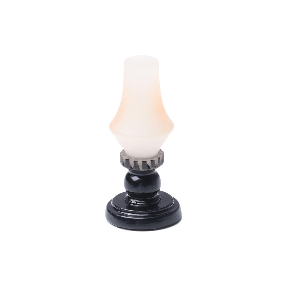 1PC Dollhouse Retro Resin Ornaments Toy Home Decor Telephone Mini Pianos TV Model Furniture Figurine Cute Vintage Miniatures kerosene lamps