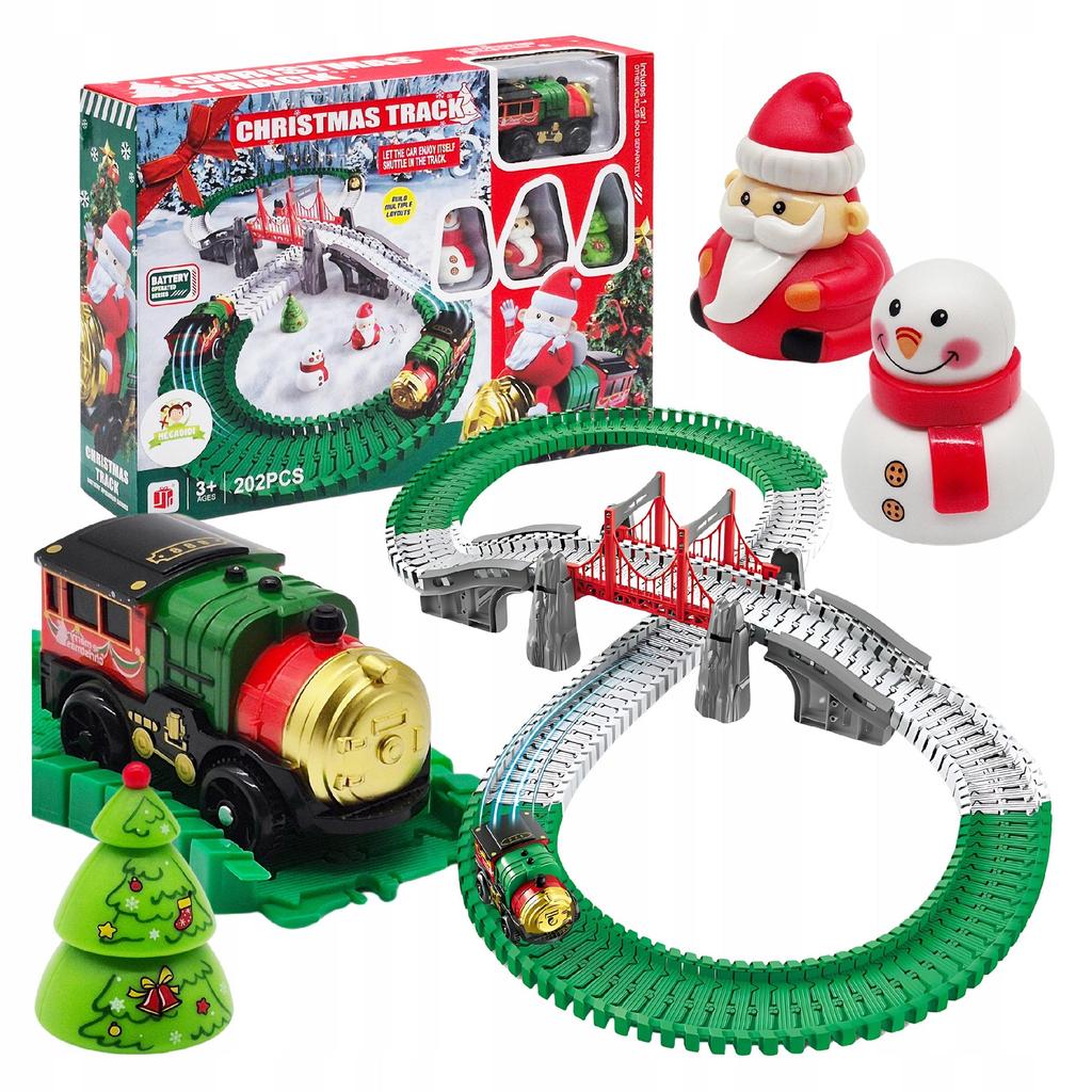 Flexible Track CHRISTMAS TRAIN POLAR EXPRESS Santa Claus Tracks 228cm