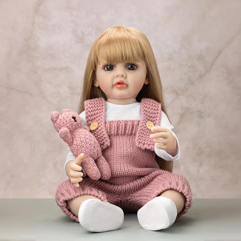 55cm Realistic Silicone Reborn Doll: Children s Bedtime Companion Gift