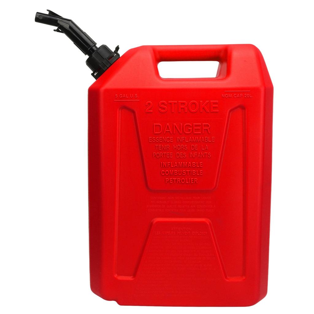 20L Gas Can HDPE Anti Static Self Exhausting Gasoline Oil Petrol Storage Cans Backup Fuel Container Red