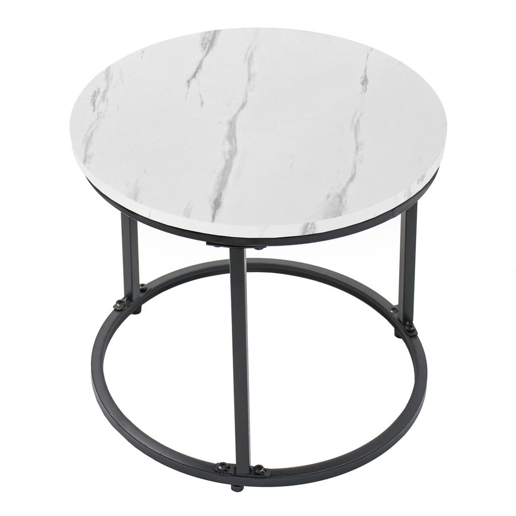 Round coffee tables, industrial, loft, glamour, table set, 60x60, 40x40