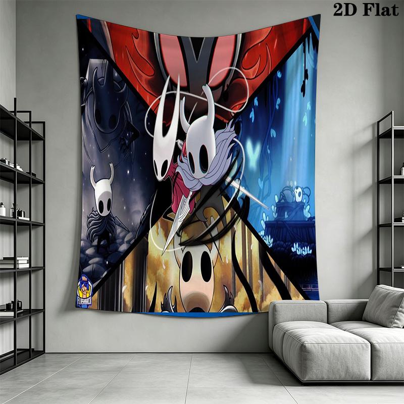 Hollow Knight Dark Fantasy Adventure Bedding 1 Duvet Cover 2 Pillowcase Without Core Christmas Birthday Gift Bedding Set
