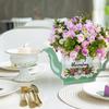 8pcs Floral Teapot Paper Teapot Flower Boxes Party Supplies  Mother's Day Celebration