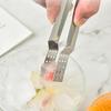 Tea Bag Clip Stainless Steel Thickened Lemon Tweezer Ice Sugar Barbecue Clip Home Kitchen Gadget Teaware Tong Squeezer Food Clip
