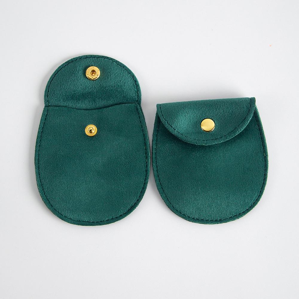 10pack Velvet Jewelry Snap Gift Packaging Bag Earrings Necklace Christmas Wedding Presents Pouches Travel Storage Button Sack