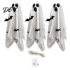 Holiday Yard Hanging Ornaments Scary Ghost Decor, Spooky Bat Print Decor for Porch Remote Control Tree, Glow-in-the-Dark Outdoor Halloween Decoration