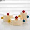 Colorful Dot Decorative Storage Jar Candy Jar Small Objects Jewelry Organizer Box Earring Ring Boxes Cosmetics Container