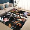 HOT Rod Wave 3D Print Rapper Star Rug Carpet for Living Room Bedroom Home Decor,kids Play Non-slip for Sofa Doormat