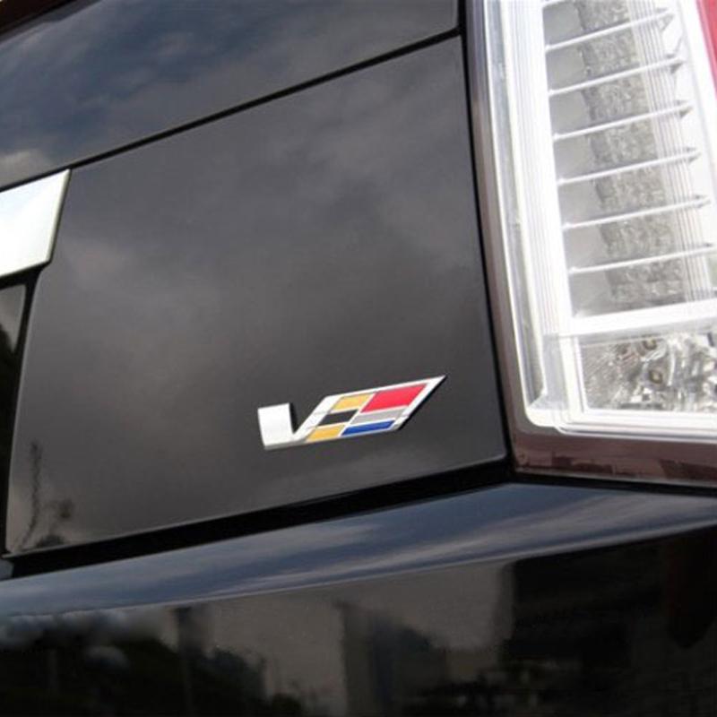 2 Stück V8 Emblem 3D Metall V8 Motor Display Auto Aufkleber Emblem Auto