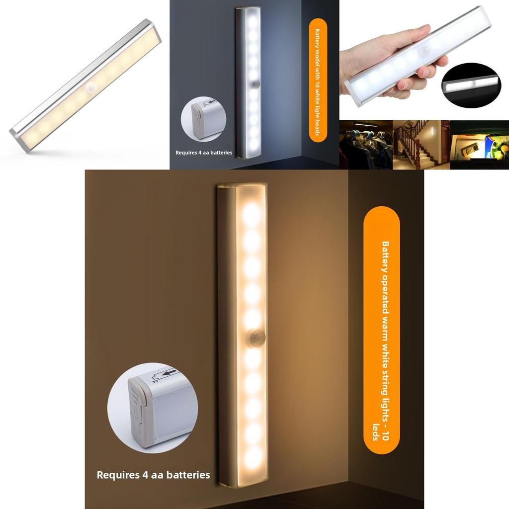 Small Night Light With Human Induction Battery Powered For Home Decor And Gift Use