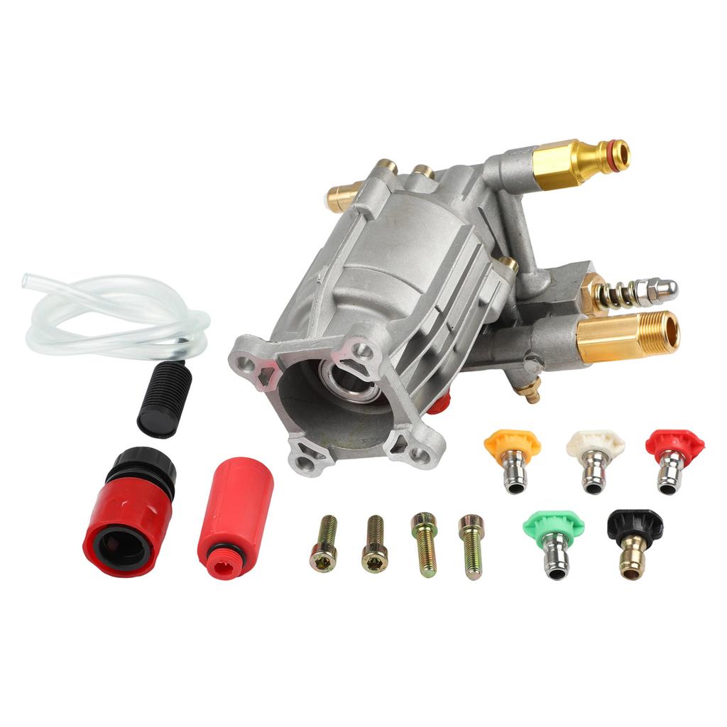 Horizontal Pressure Washer Pump High Performance Pump Horizontal Pump Enhanced Durability 2.2-2.4 GPM Flow Rate