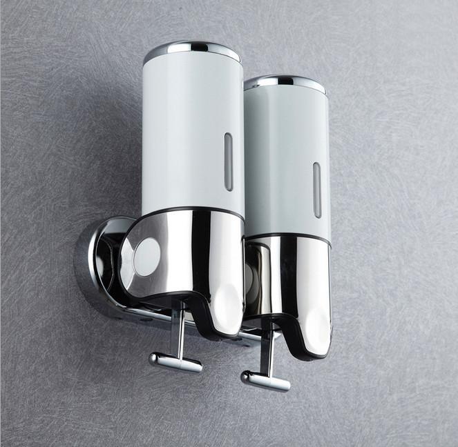 

Soap Mounted Wall Dispenser Manual Hand Sanitizer Box Bathroom Storage Tools белый