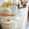 Multi-Functional Japanese Storage Rack for Kitchen and Outdoor Use.