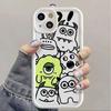 European and American monsters are suitable for iphone16pro mobile phone case Apple 15 anti-drop 14 cartoon 13promax new 12x