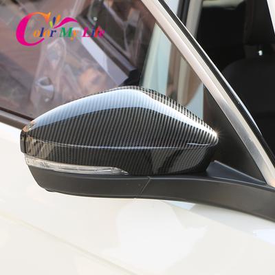 ABS Chrome Car Rearview Side Mirror Cover Trim Decoration Sticker for Volkswagen VW T-roc Troc 2018 - 2023