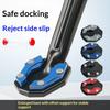 1Pc Aluminum Motorcycle Side Stand Pad Universal Enlarger Foot Extension Kickstand Support Plate For Motorbike Modification