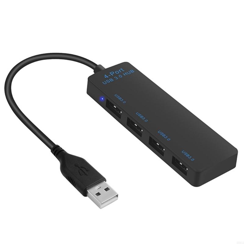 Versatility 4Port USB3.0 Hub USB Splitter for Computers and TVs for Office Study Entertainment Use Highly Speed USB Hub