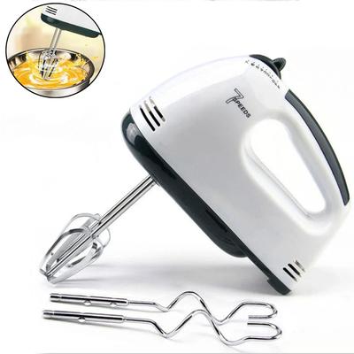 White Color Handheld Electric Egg Beater Household Automatic Mixer Egg White and Cream Beater Mini 7-speed Egg Beater