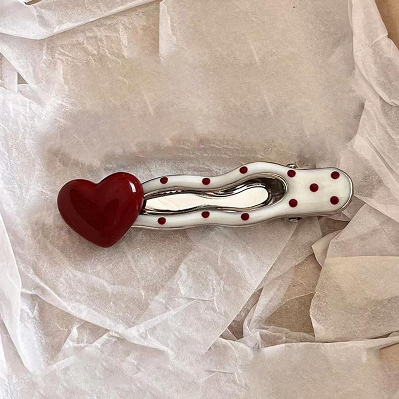 

Мини-аксессуары для волос для женщин и девочек, милые универсальные заколки для волос в форме сердца, боковые заколки, милые аксессуары для волос, подарки