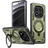 Case for Xiaomi Redmi Note 14 Pro+ 5G, Military MagSafe, Green