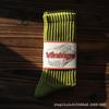 Unisex Baumwollsocken mit Streifen im amerikanischen Stil - Dick, warm, mittelhoch für Herbst/Winter