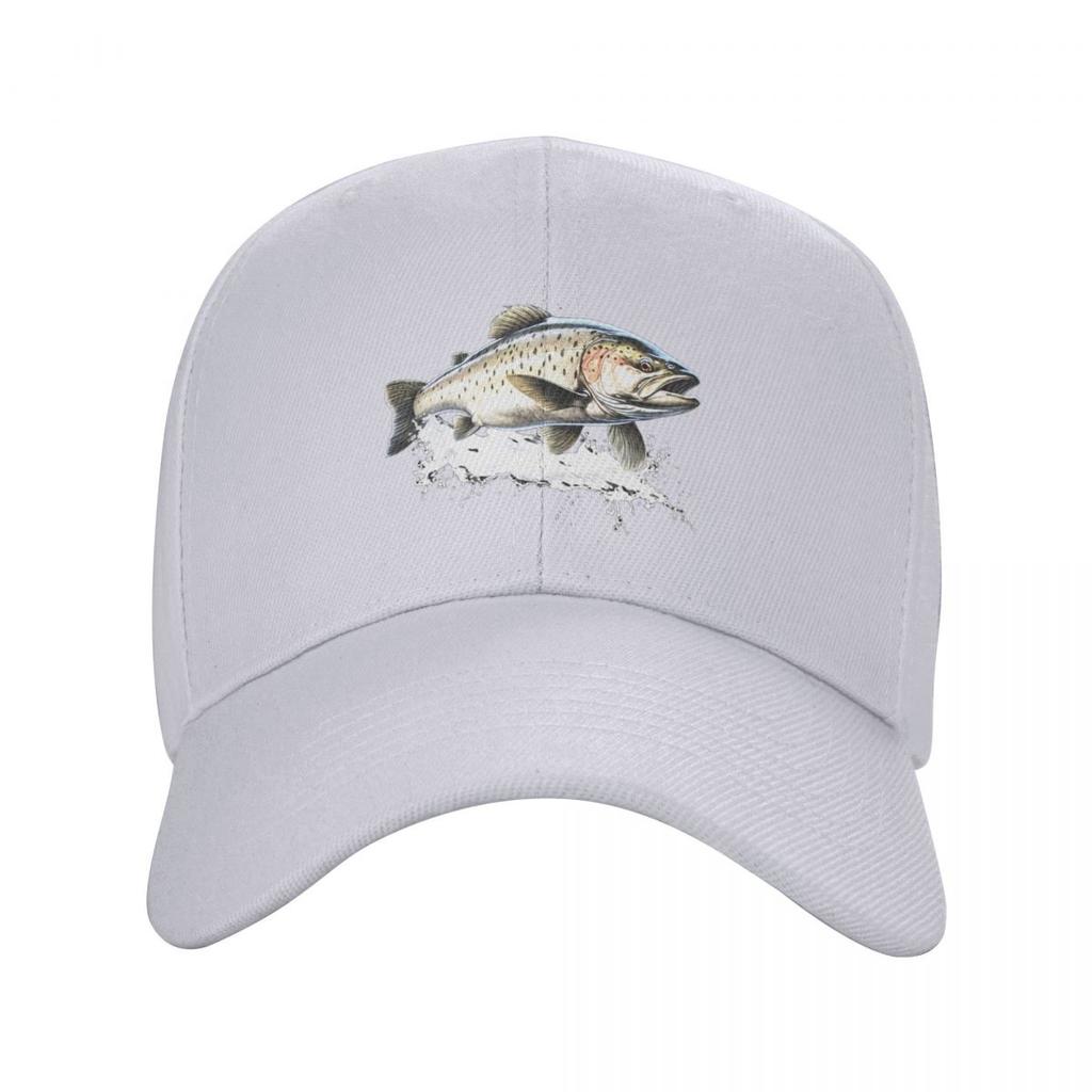 Frische Forelle Fisch Druck Kappe Mode Lässig Baseballkappen Verstellbare Mütze Hip Hop Sommer Unisex Baseballkappen