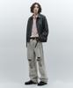 Insilence Origami Stitch Wool Jacket Blue Grey