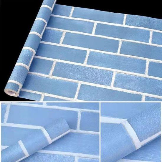 Brick Wallpaper Peel And Stick For Bedroom Faux Brick Kitchen Cabinets Home Decor Wall Stickers Papel De Parede Stickers Muraux