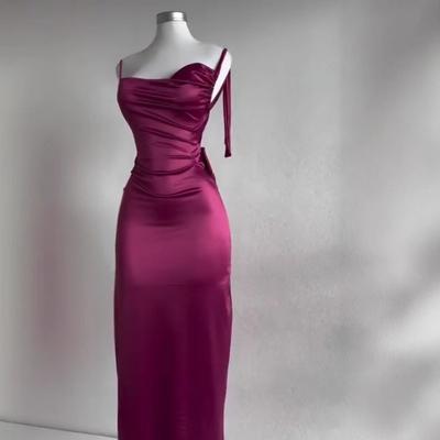 New Elegant Backless Bow Tie Sexy Spaghetti Strap Dress Women Summer Bodycon Long Evening Party Dresses Fashion Lace-up Sleeveless Lady Clothing