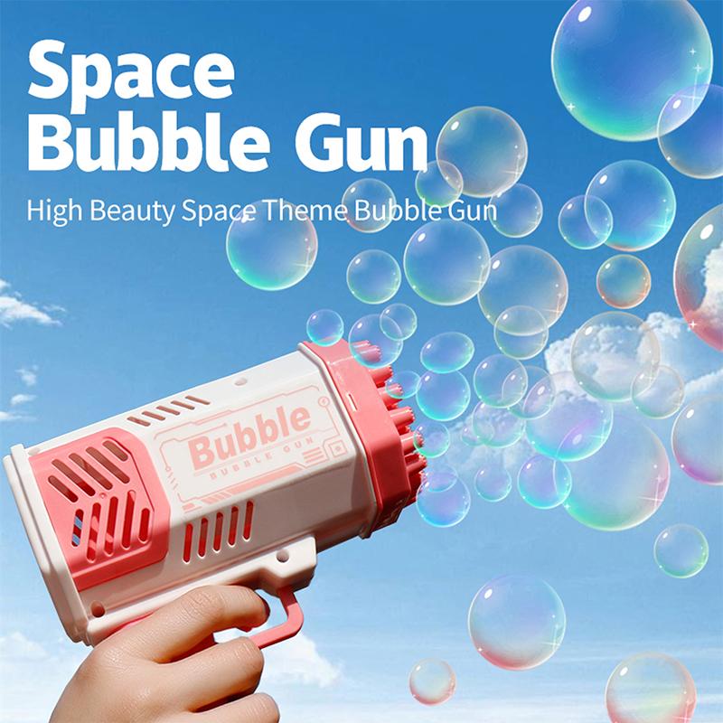 40 Hole Bubble Blowing Toy Bubble Machine Gift Holiday Gift Outdoor Bubble Gun (Without Bubble Water)