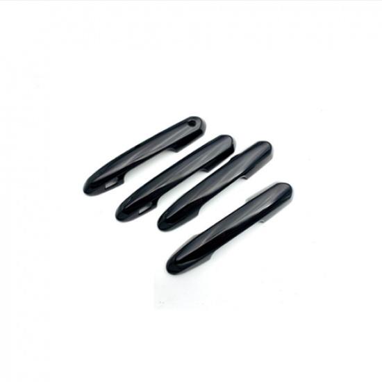 Bright Black Front Door Handles Cover Trim For Toyota RAV4 -2025