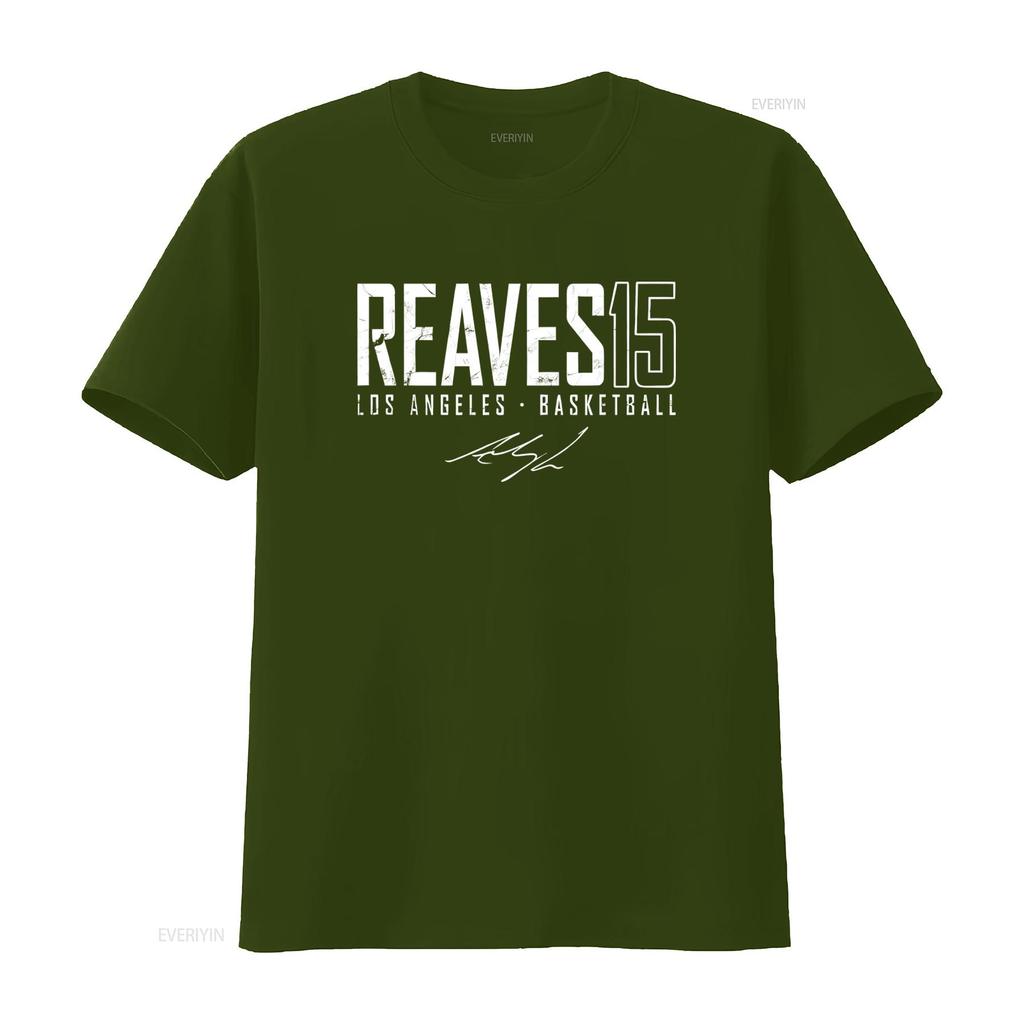 Austin Reaves 15 T Shirt Los Angeles Basketball Stylish Sports Fashion Wear Vintage Washed Versatile Casual Fashion Unisex