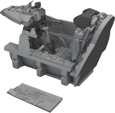 Eduard 1/72 MiG-21bis Cockpit (for Eduard) Plastic Model Kit Parts EDU672415 (Airplane)