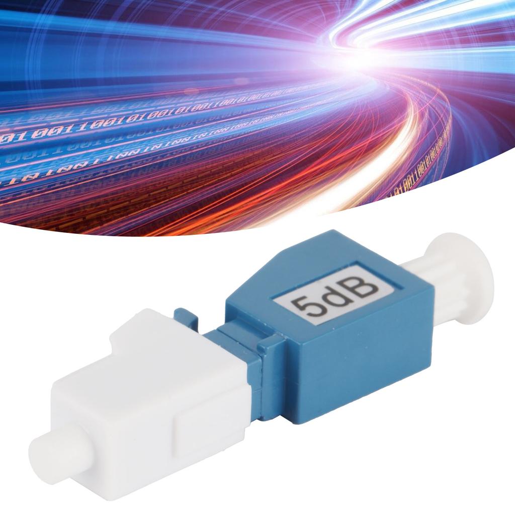 LC UPC5DB Optical Fiber Attenuator Connector SingleMode Male Female Adapter High Return Loss