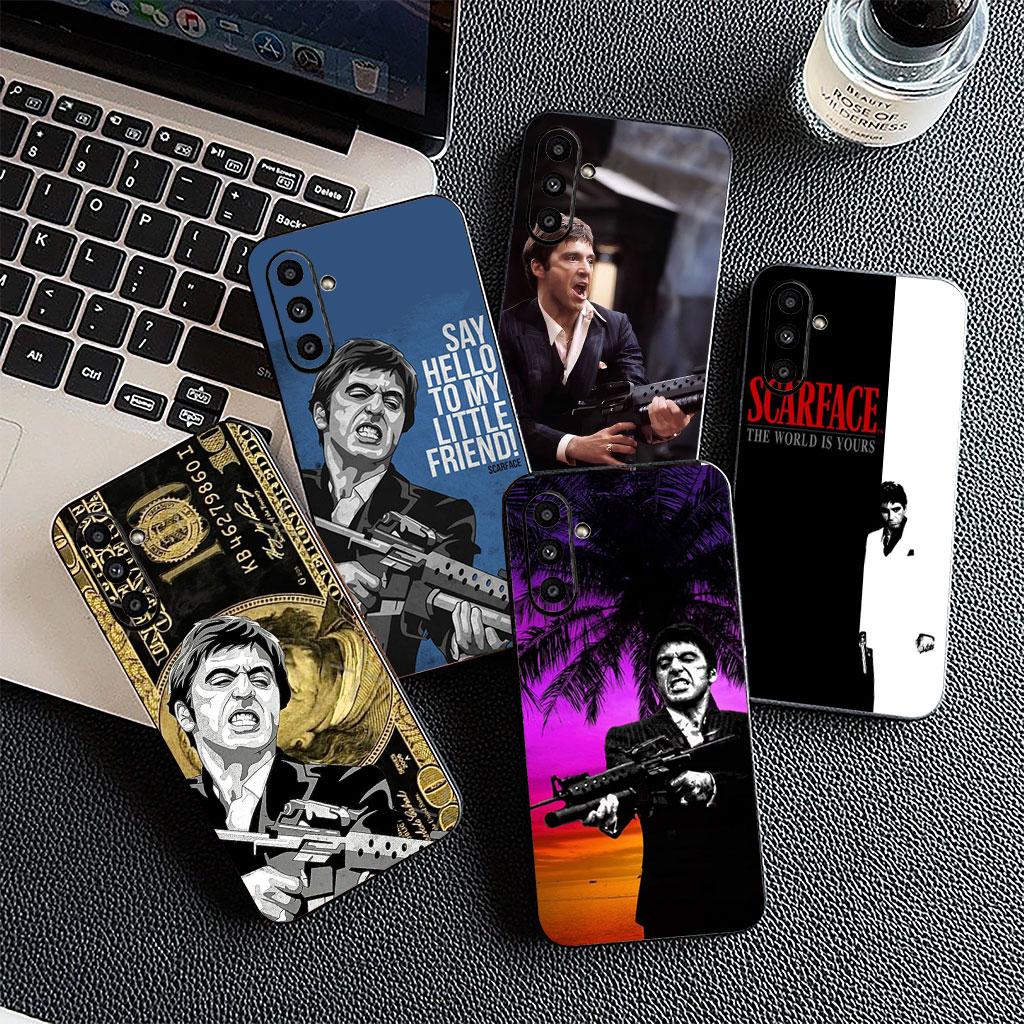 Phone Cover for Samsung Galaxy Note 20 9 8 S8 S10 S9 Plus A54 A33 A21S A31 M21 S10E A17 Case Scarfaces Al Pacino Tony Montana