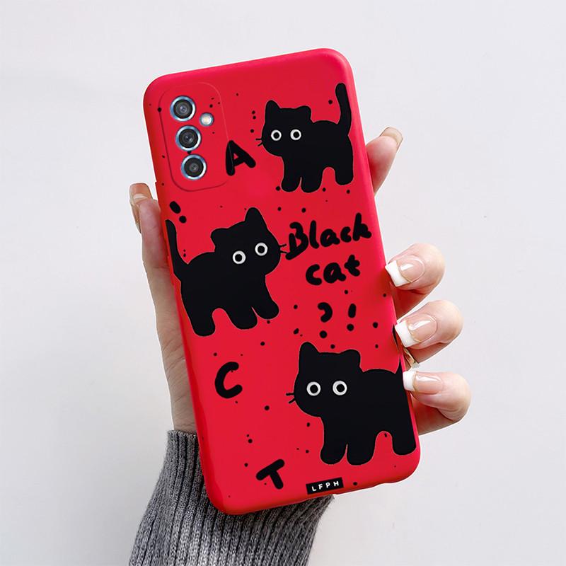 For Samsung Galaxy M52 5G Case Galaxy M23 Cute Cartoon Soft Silicone Phone Cases For Samsung M52 M23 Cover M52 5G Fundas Bumper