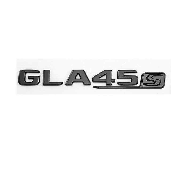 3d ABS Chrome GLA35s GLA45s Logo Letters Car Trunk Emblem Badge Sticker For Mercedes Benz GLA45 AMG W156 X156 H547 Accessories RX7