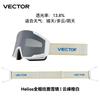 VECTOR Expandable cylindrical ski goggles with high-definition vision, women's ski goggles with myopia protection, anti-fog men's goggles