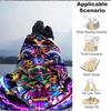 1Pc Dragon Ball Heroes Epic Battle Flannel Blanket, Soft And Comfortable, Casual Warm, Camping Travel, Christmas, Halloween Xmas Gift L1384