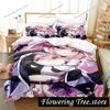 Anime Nyatasha Nyanners Bedding Set Boys Girls Twin Queen King Size Duvet Cover Pillowcase Bed boys Adult Home Textileextile