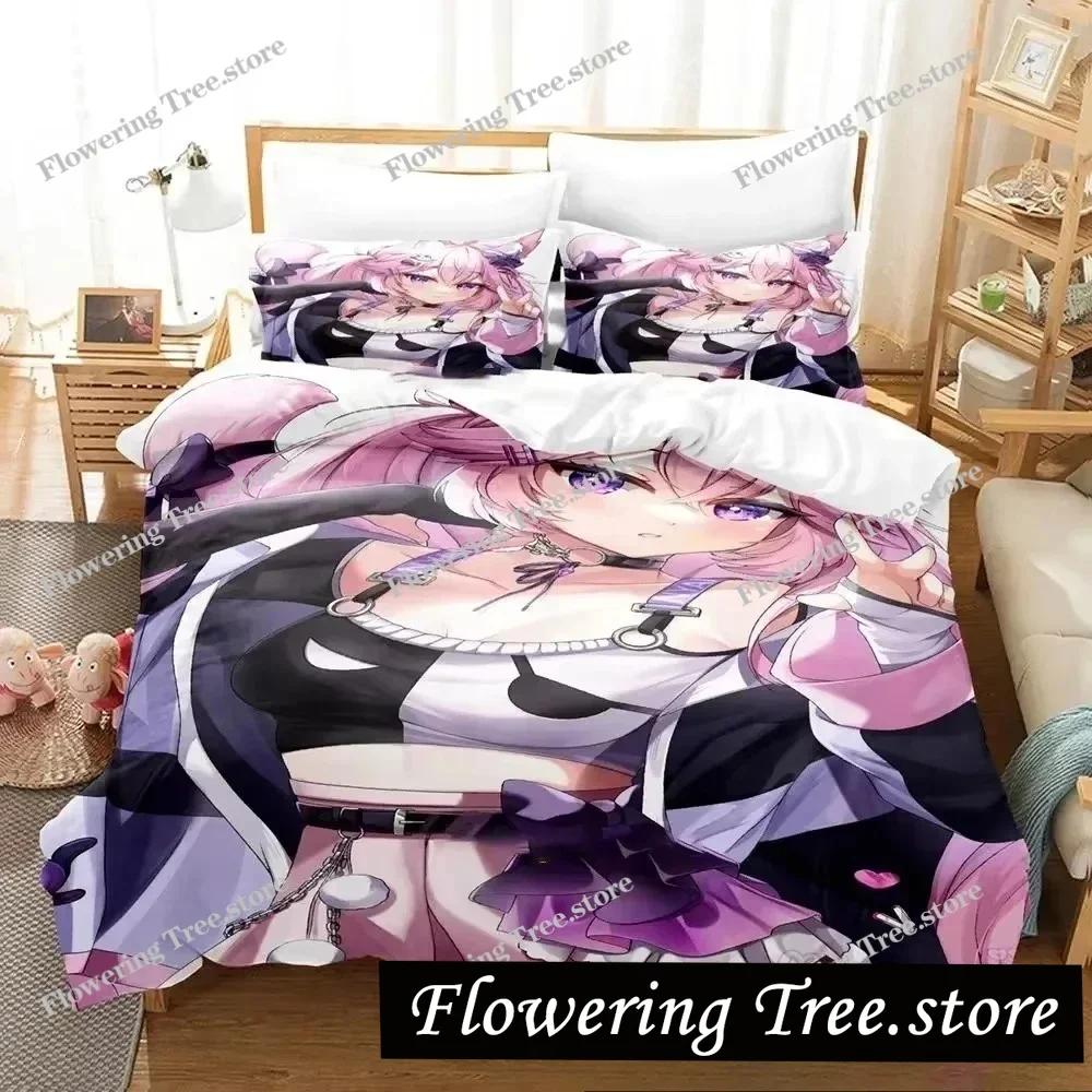 Anime Nyatasha Nyanners Bedding Set Boys Girls Twin Queen King Size Duvet Cover Pillowcase Bed boys Adult Home Textileextile