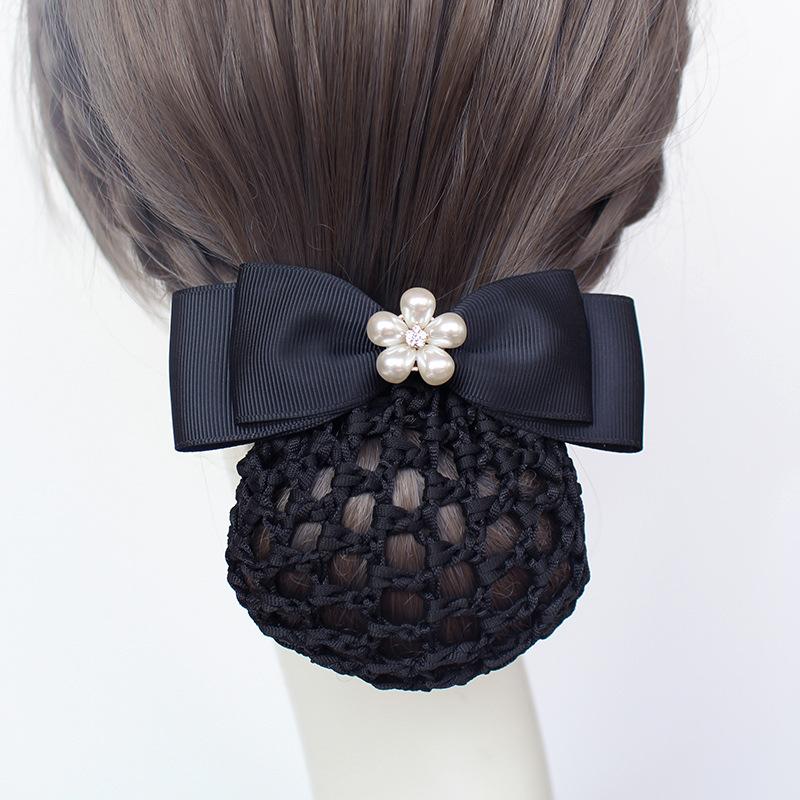 Nurse Head Flower Work Disc Hair Bank Hotel Restaurant Waiter Work Hair Net Pocket Disc Hair Headgear Hair Accessories New