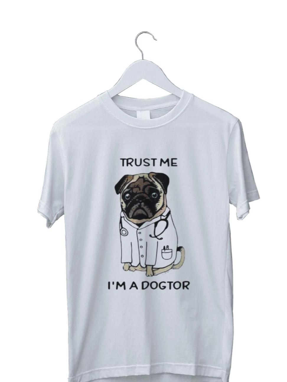 Men s Vintage Graphic Dog Doctor Trust Me I m A Doctor Vintage Grap... L