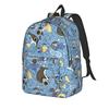 Fashion Pokemon Theme Blastoise Backpack  Mochilas Classic For Work Sturdy Shoulder Rucksack